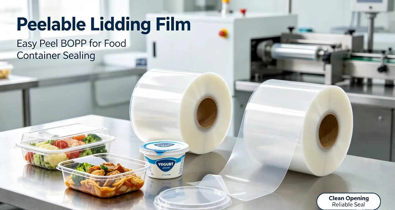 Peelable BOPP Film application