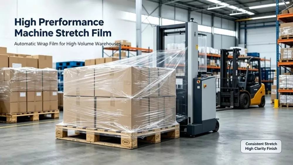 Cast Machine Stretch Wrap production